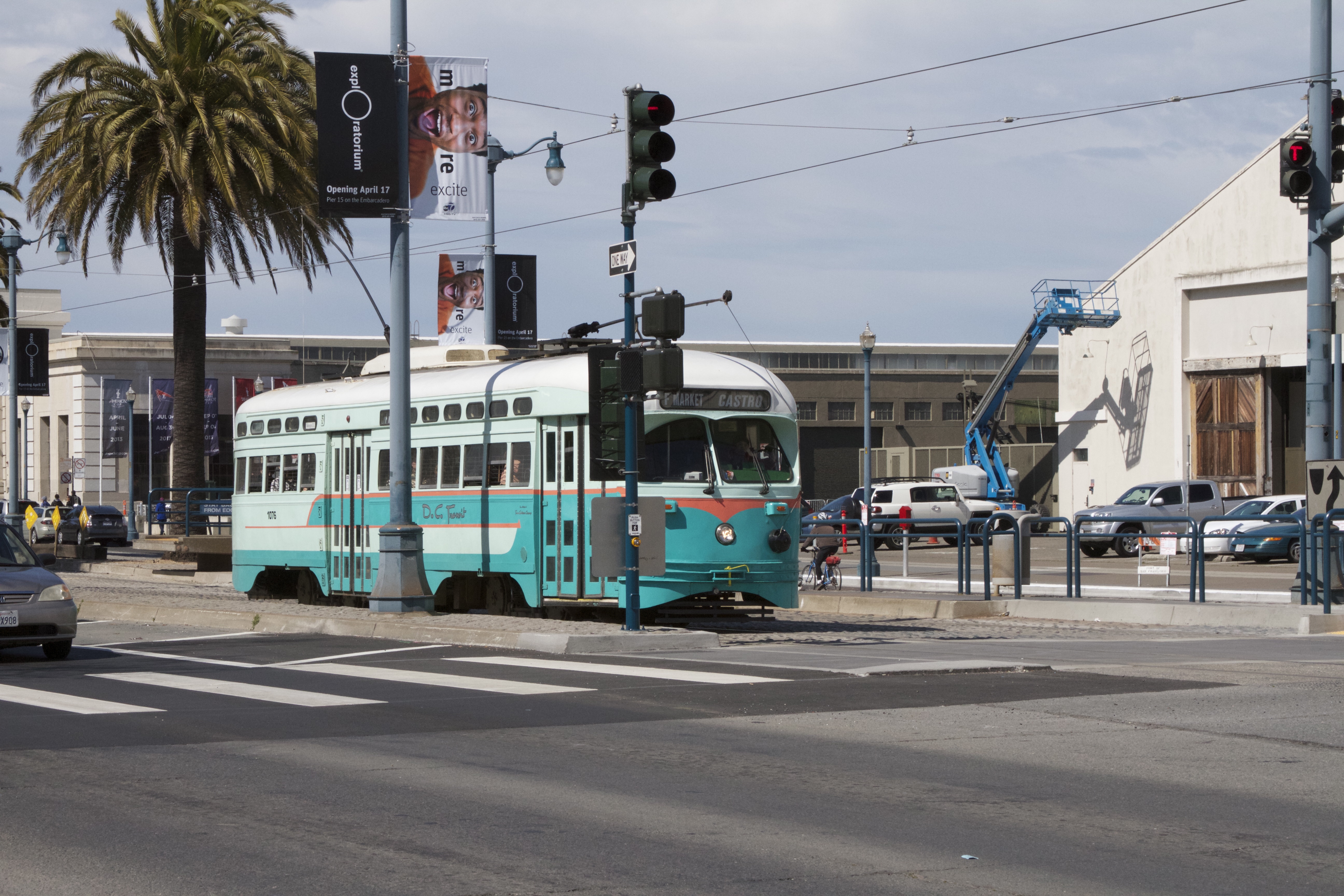 Vintage Street car on the Embarcadero