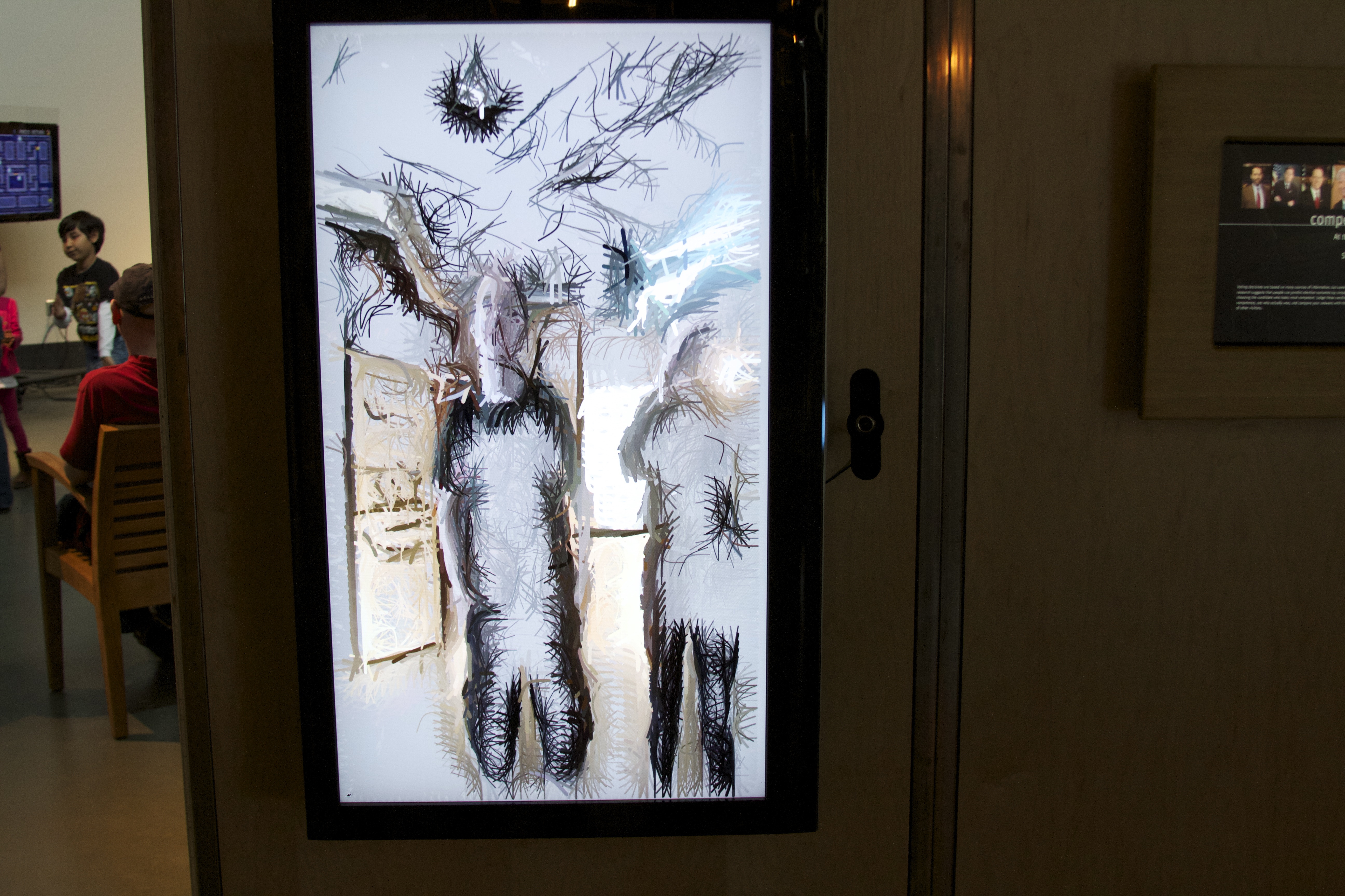 Interactive video sketch