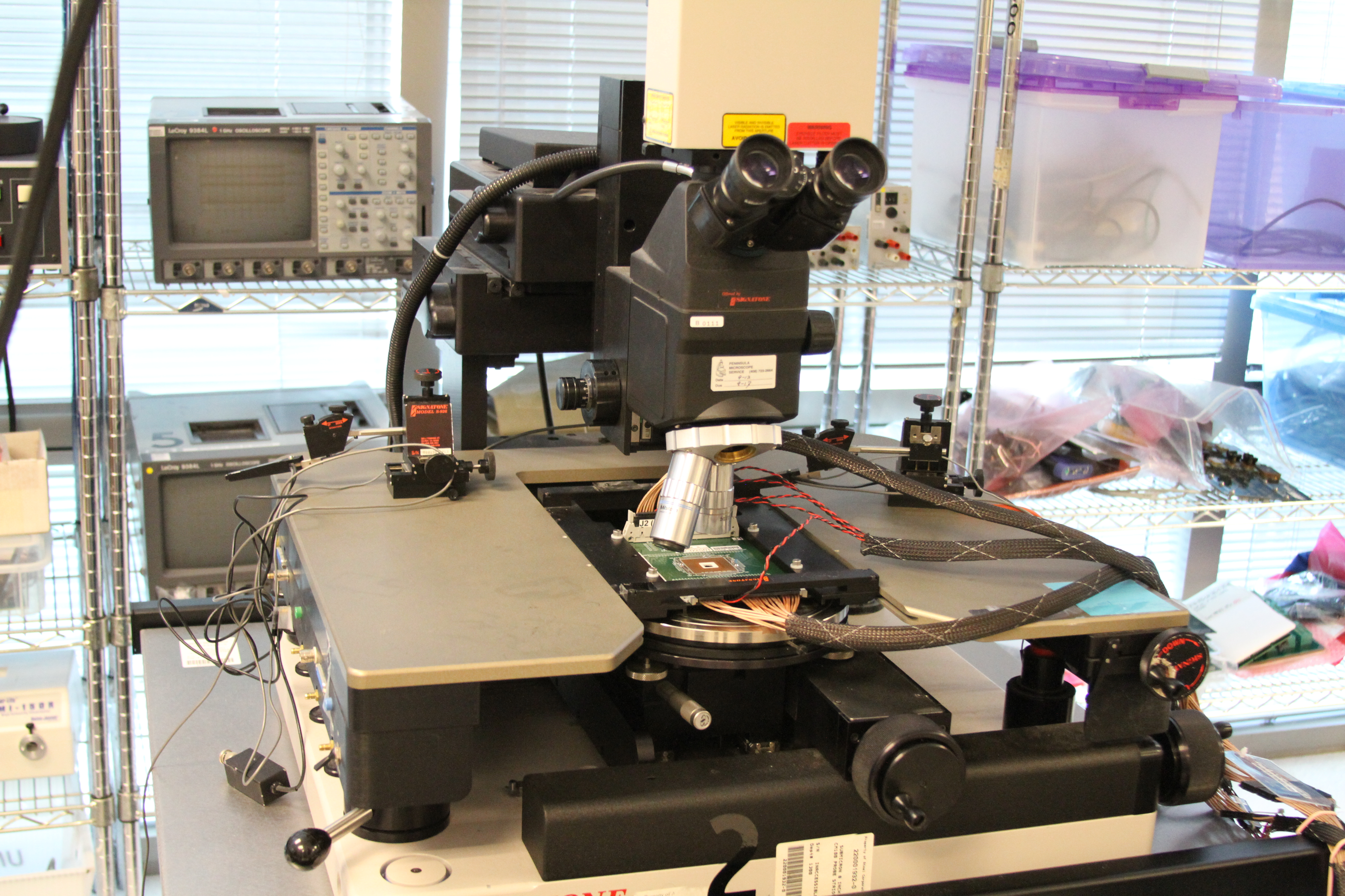 Chip testing machine