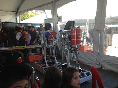 Human size rock em sock em