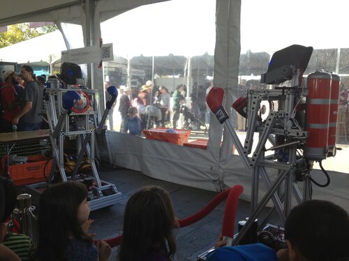 Rock em sock em on a human scale