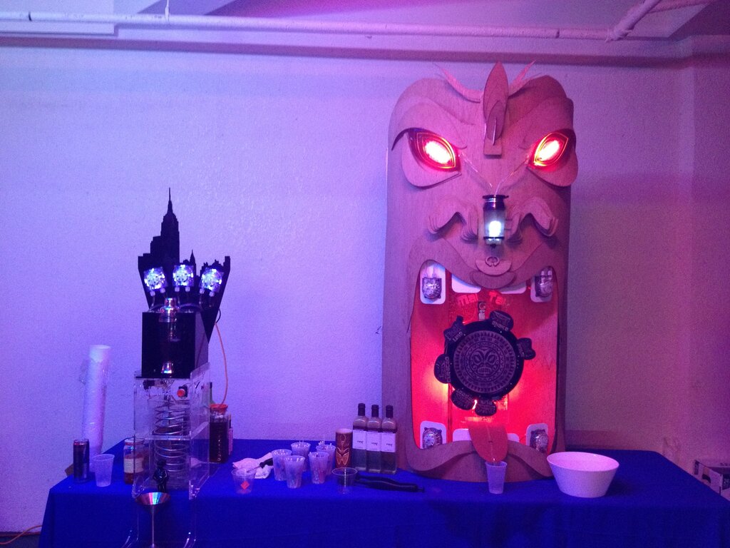 Tiki Bot and Manhattan Shake