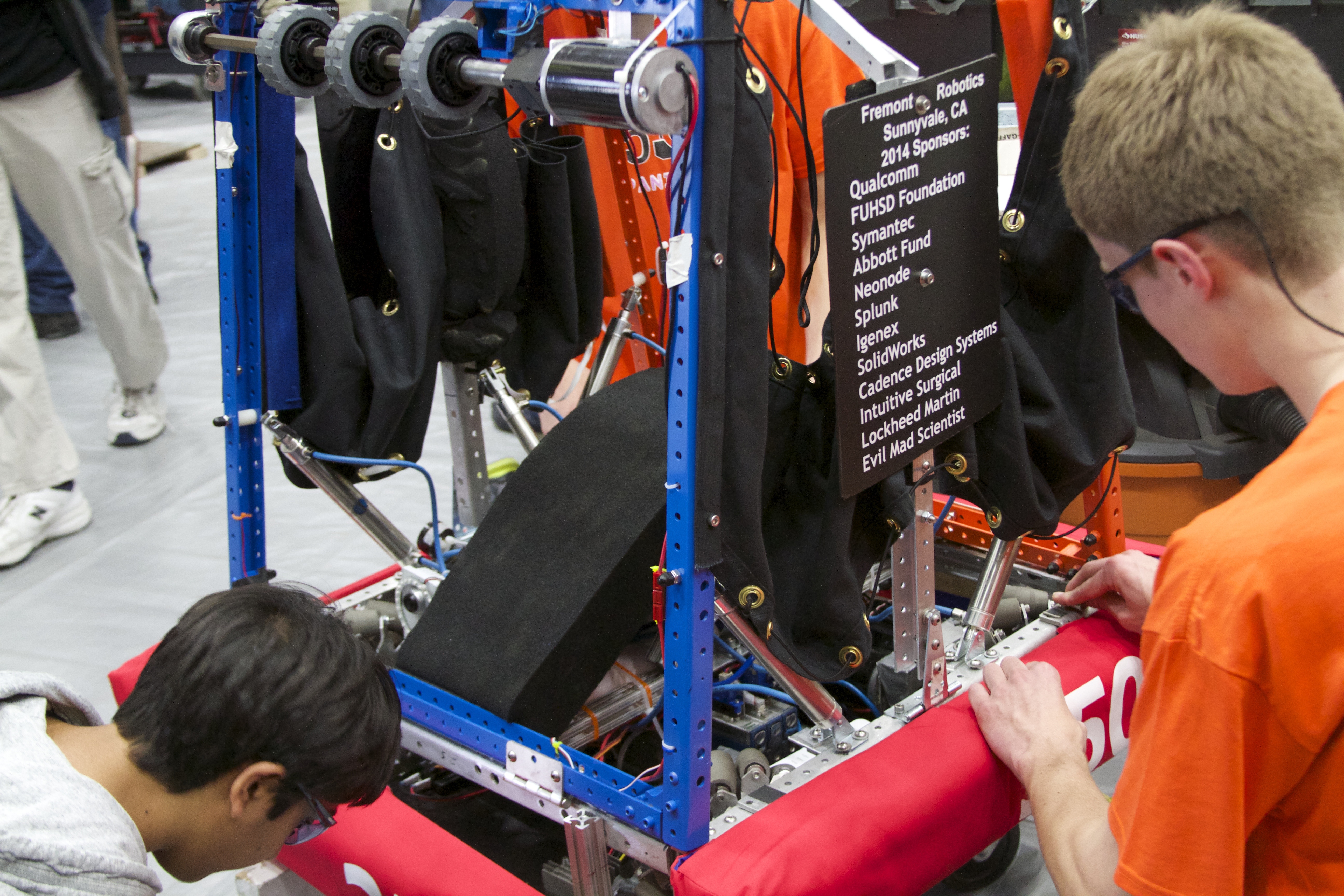 prepping for inspection