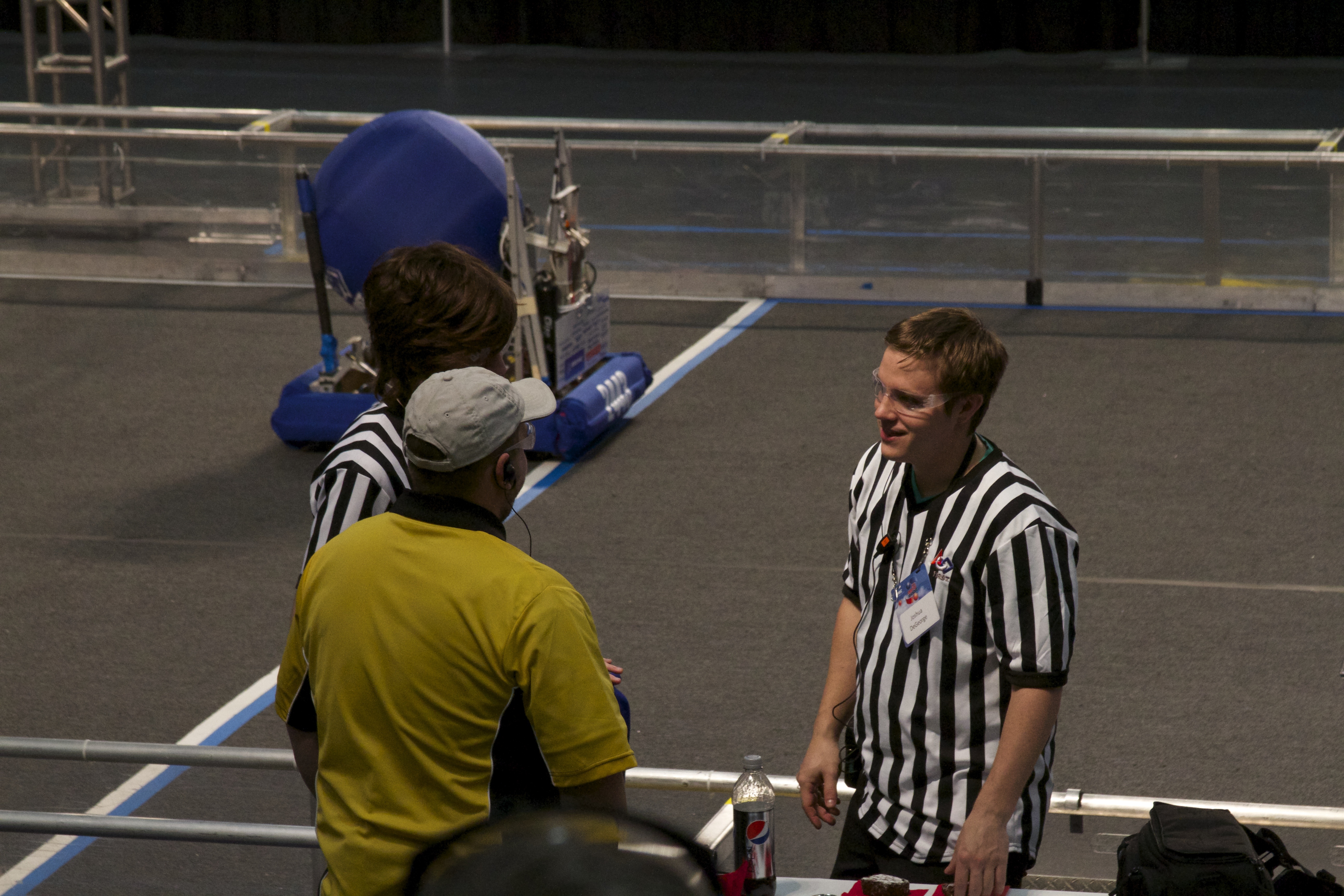 Judges between matches