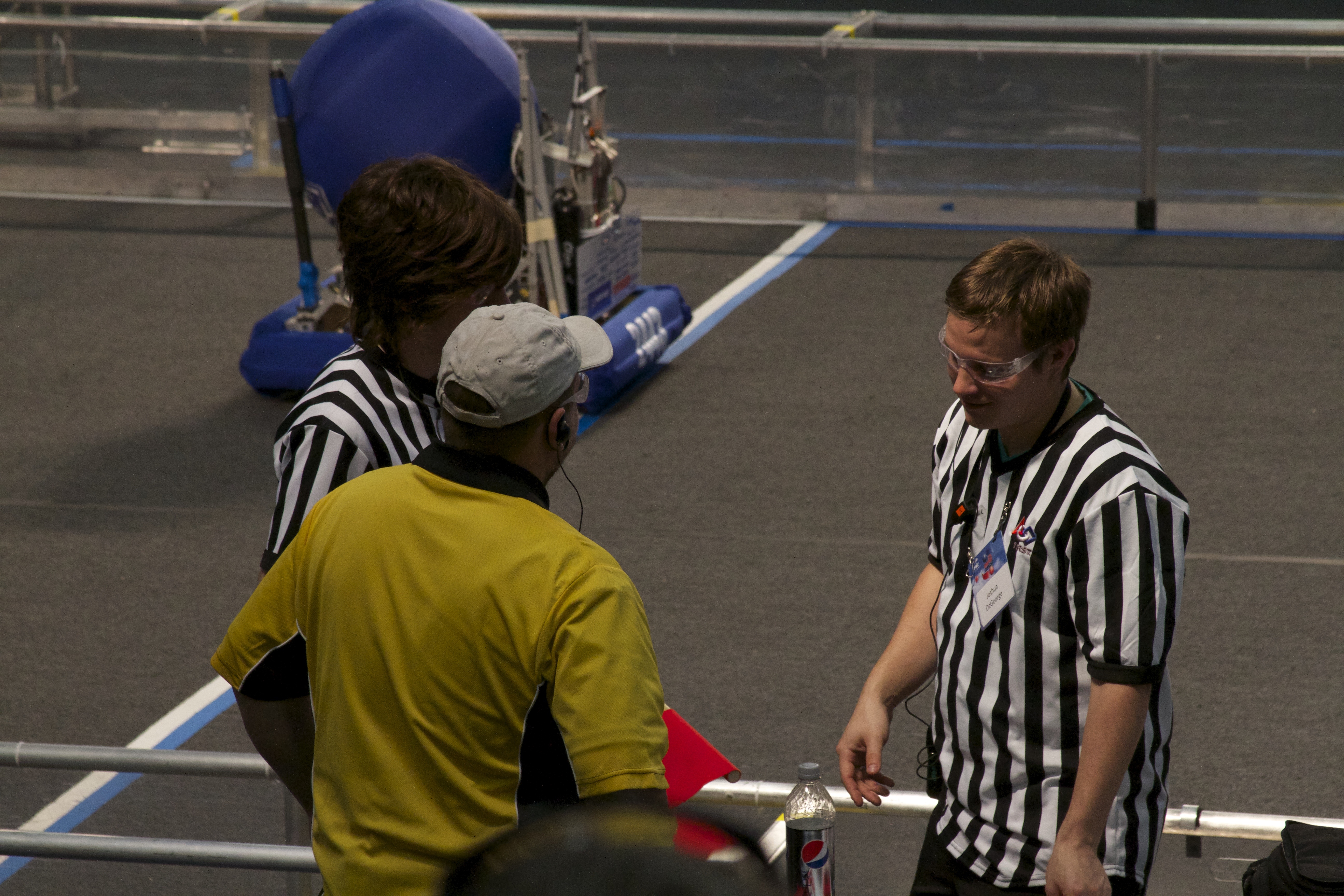 Judges between matches