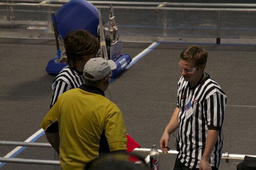 Judges between matches