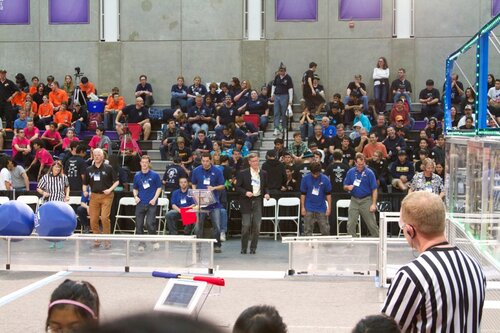 Judges & refs dancing