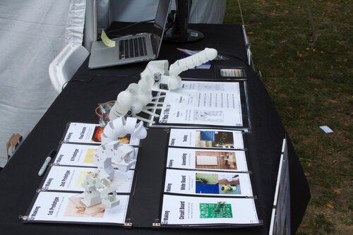 3D printed anatomical display wall