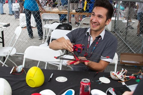 Gertie the jumping robot