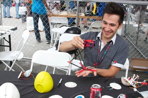 Gertie the jumping robot