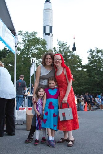 homemade dresses with rocket