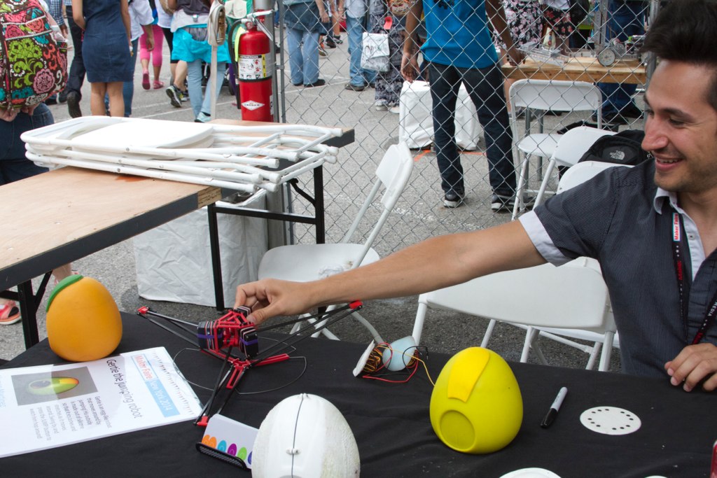 Gertie the jumping robot