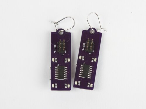 Blinky AVR Earrings