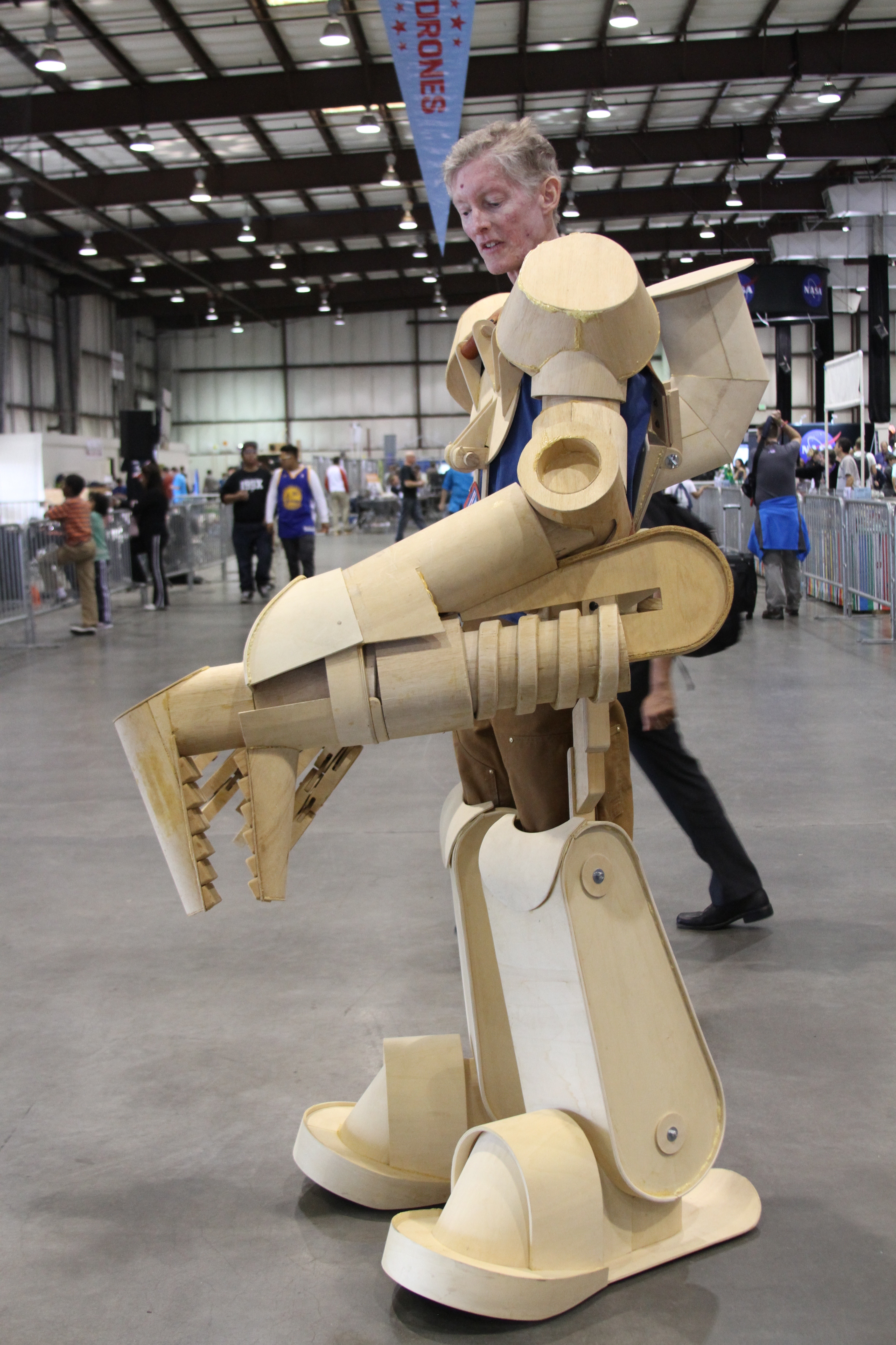 Wooden Robot Costume