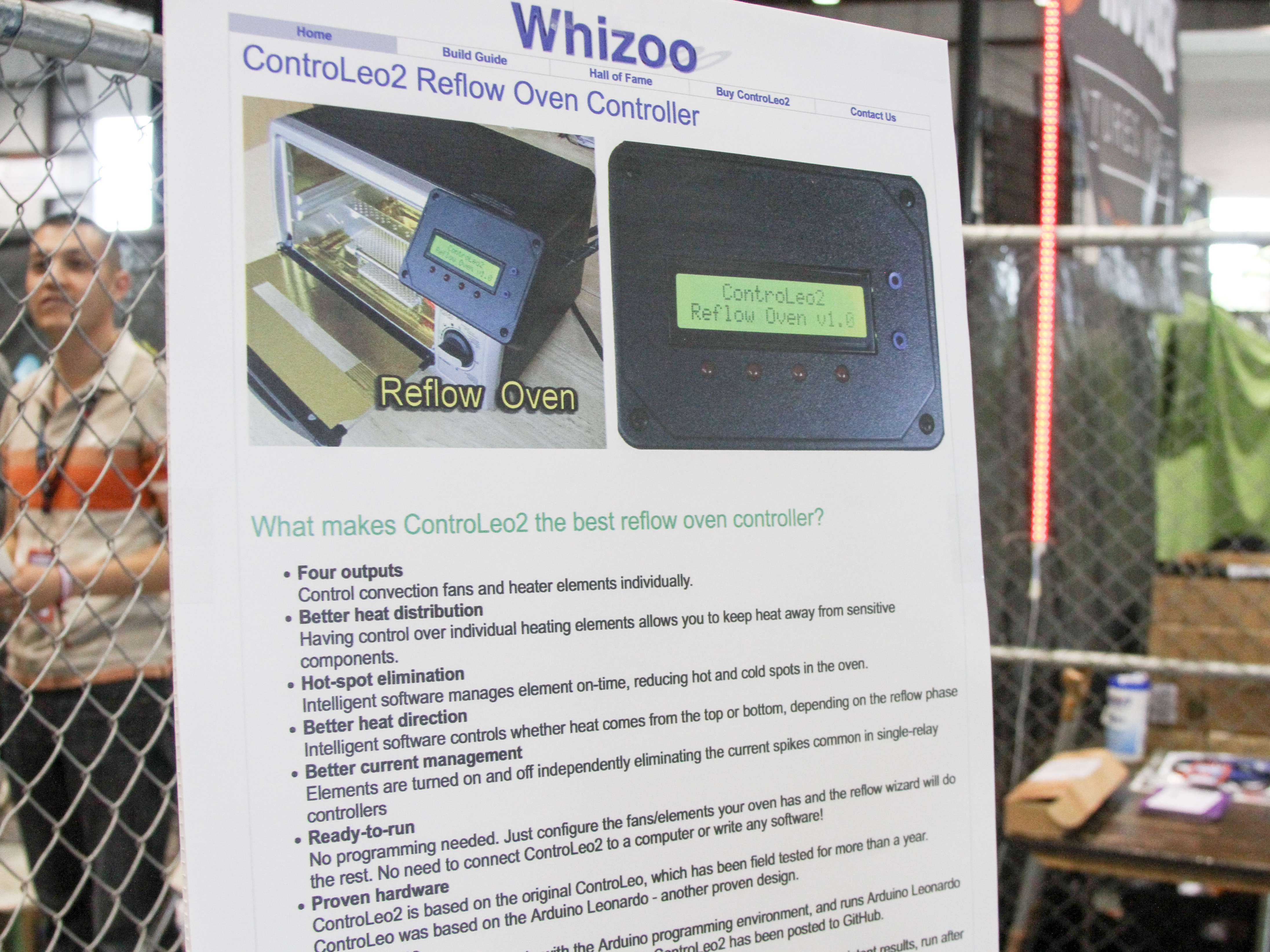 Whizoo reflow oven