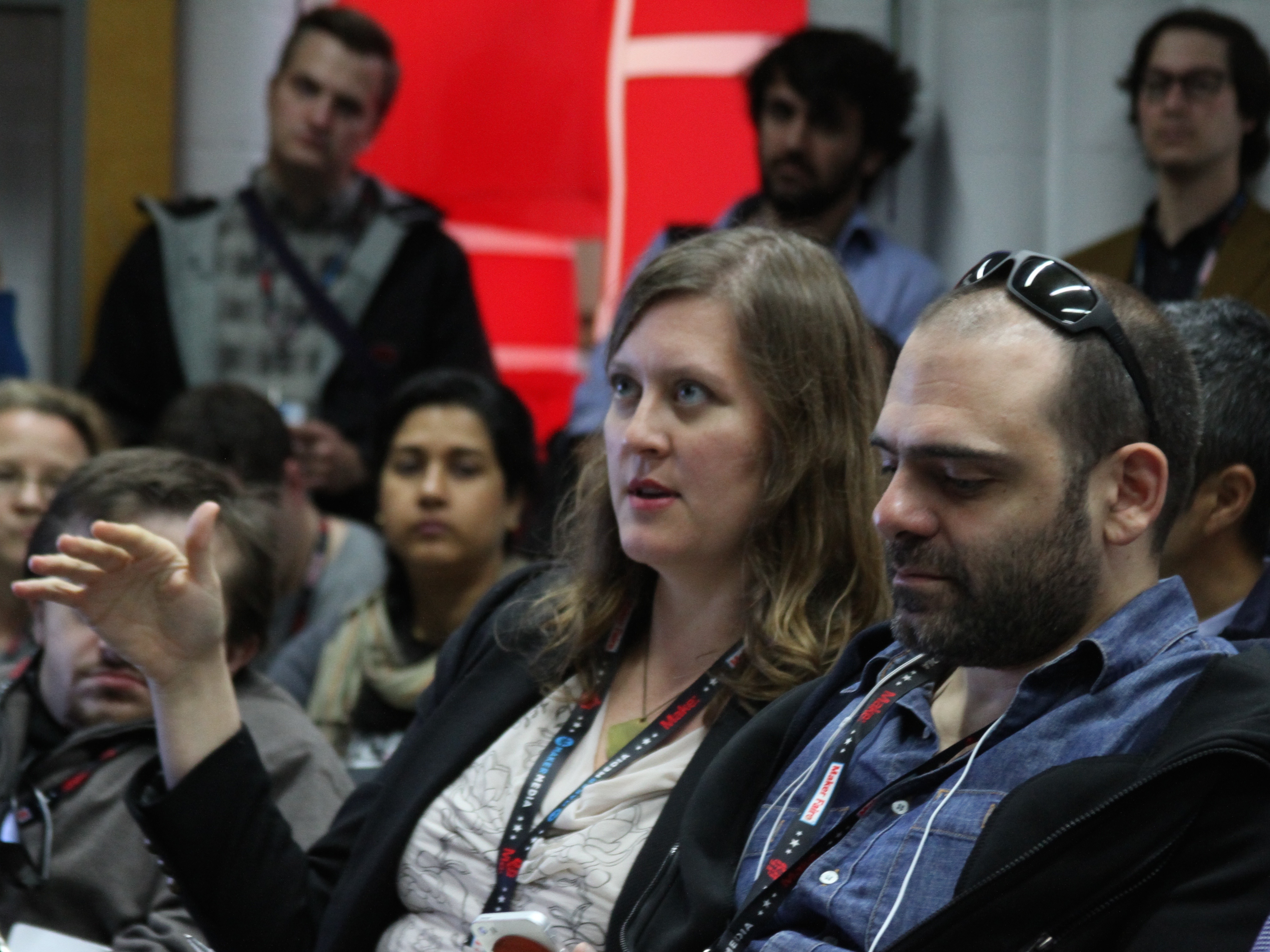 Danielle Applestone and John Dimatos