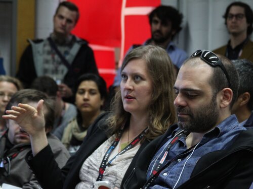 Danielle Applestone and John Dimatos