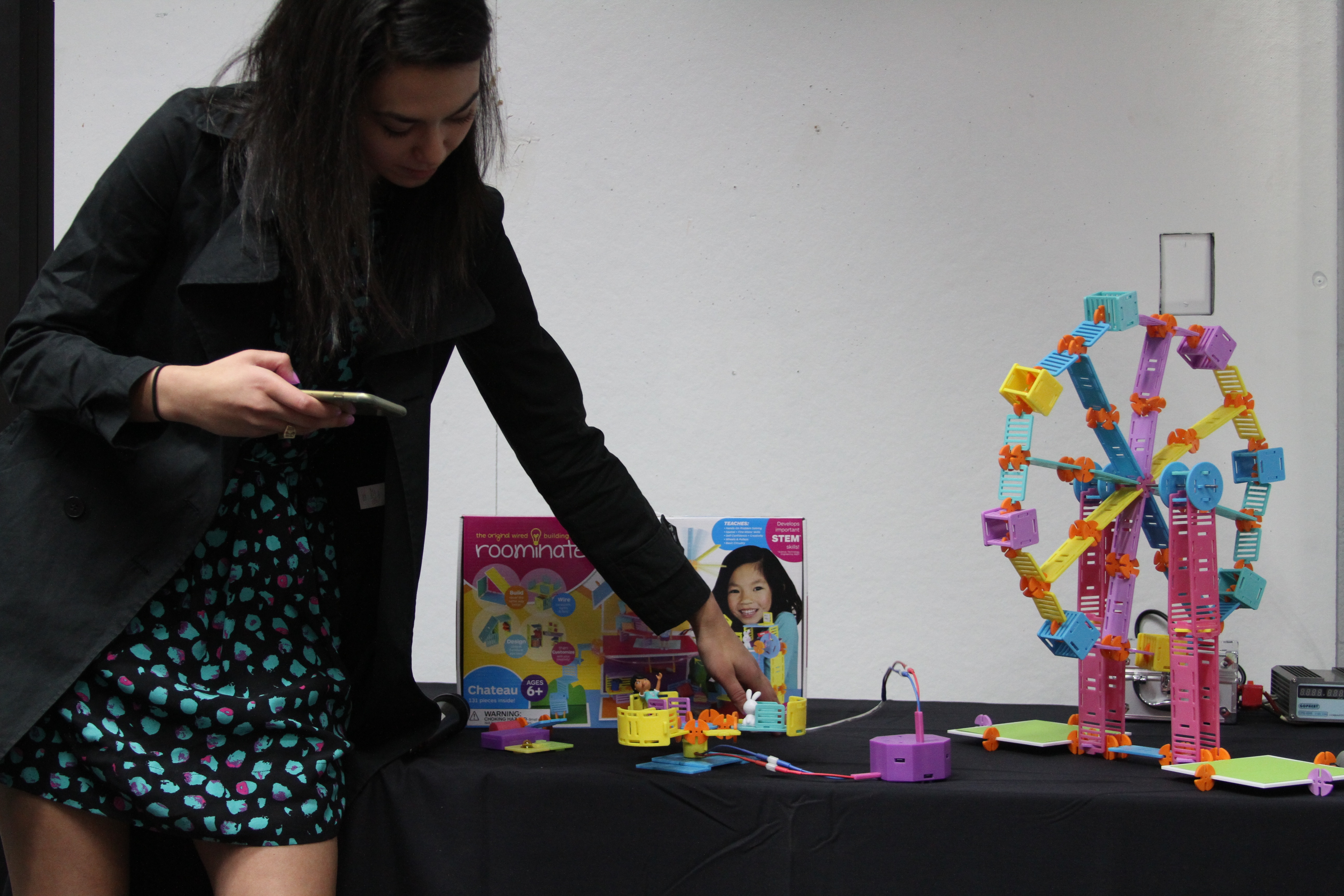 Alice Brooks demoing Roominate