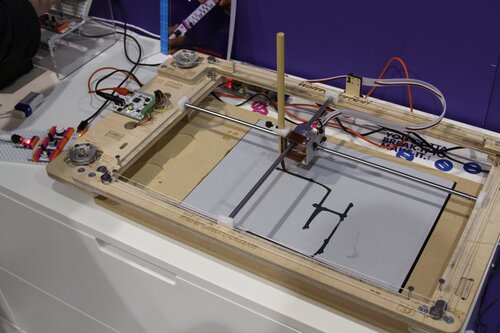 WaterColorBot + littleBits = etch-a-bits