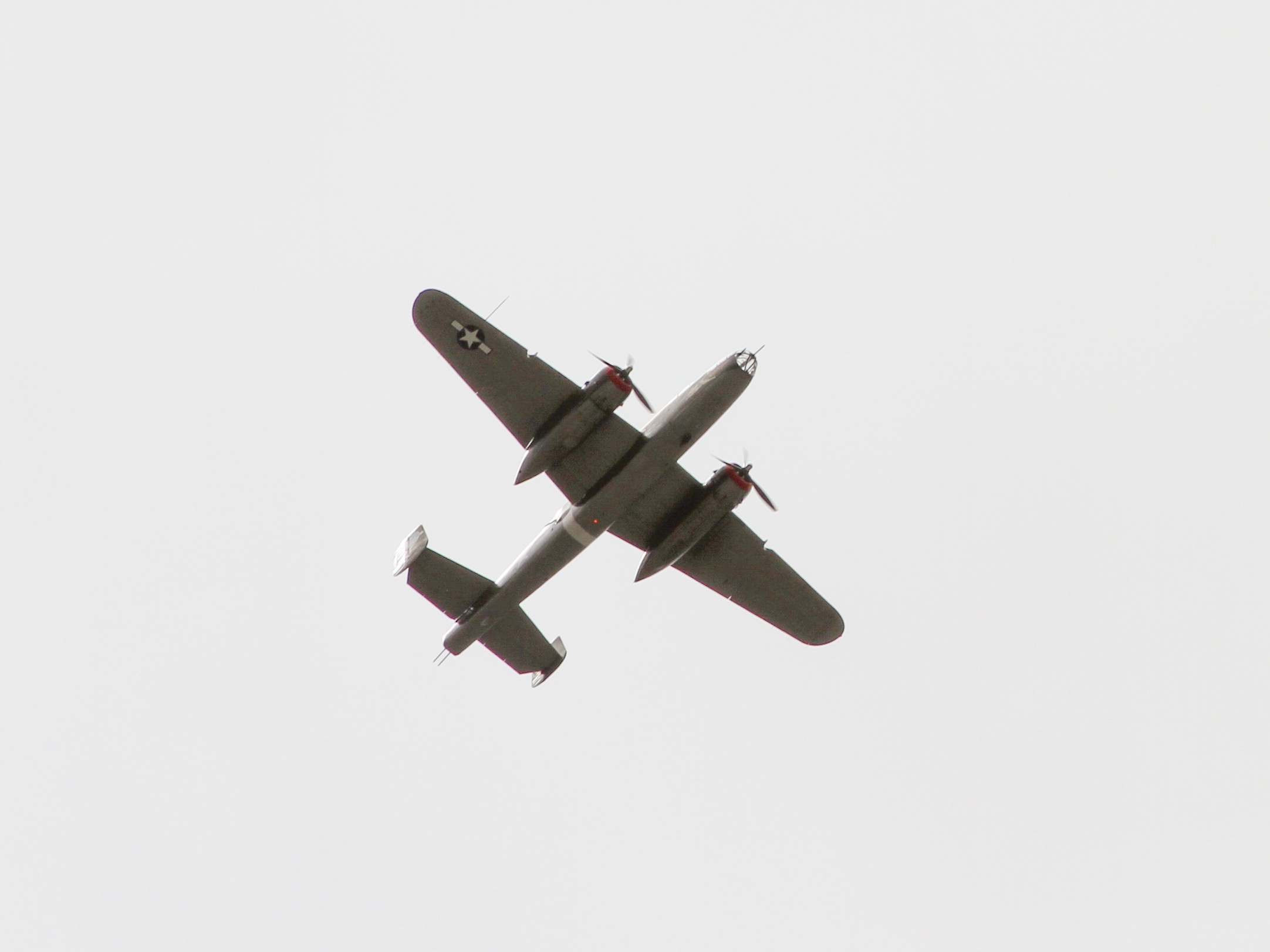 B-25 over Maker Faire