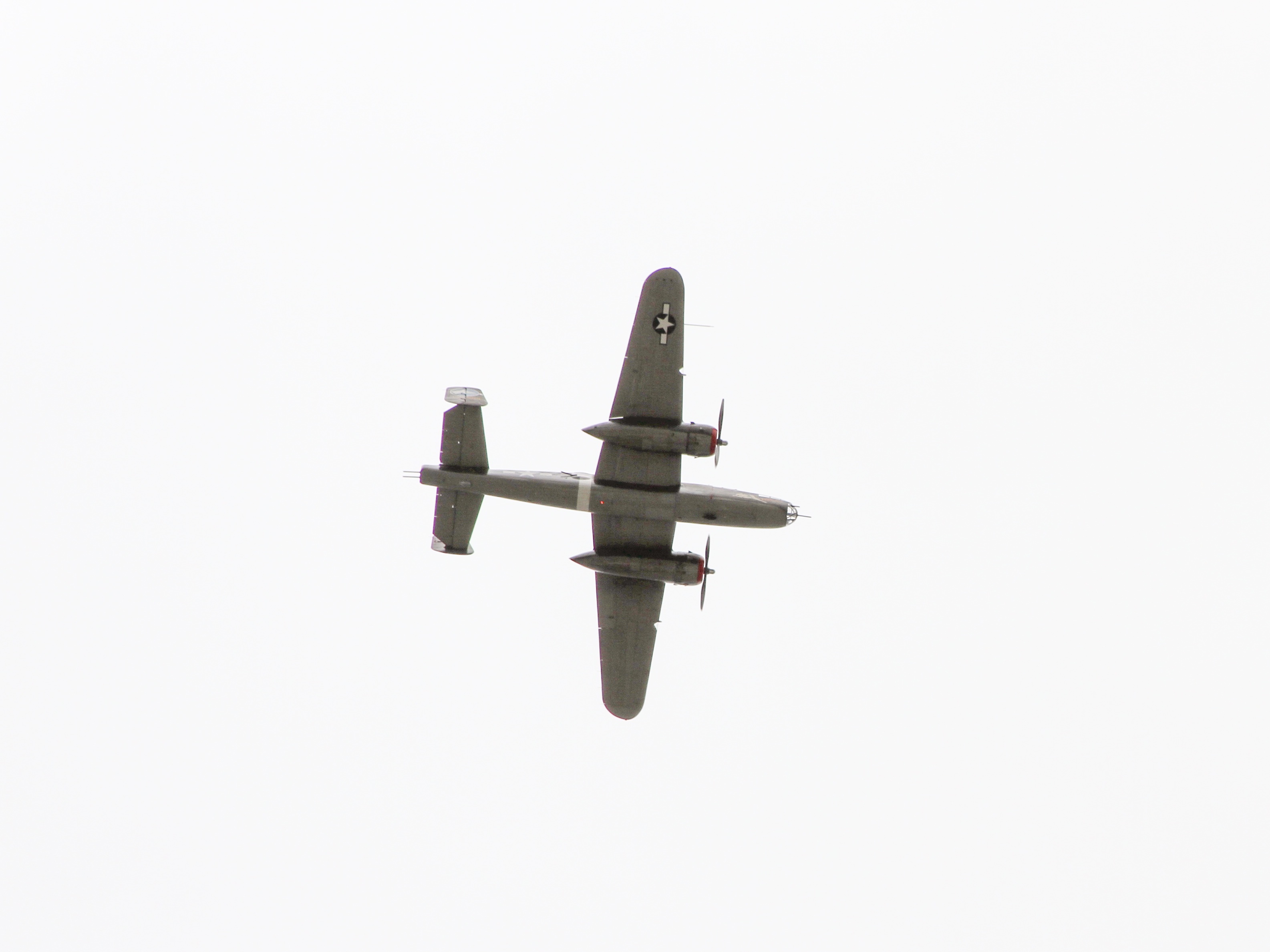 B-25 over Maker Faire