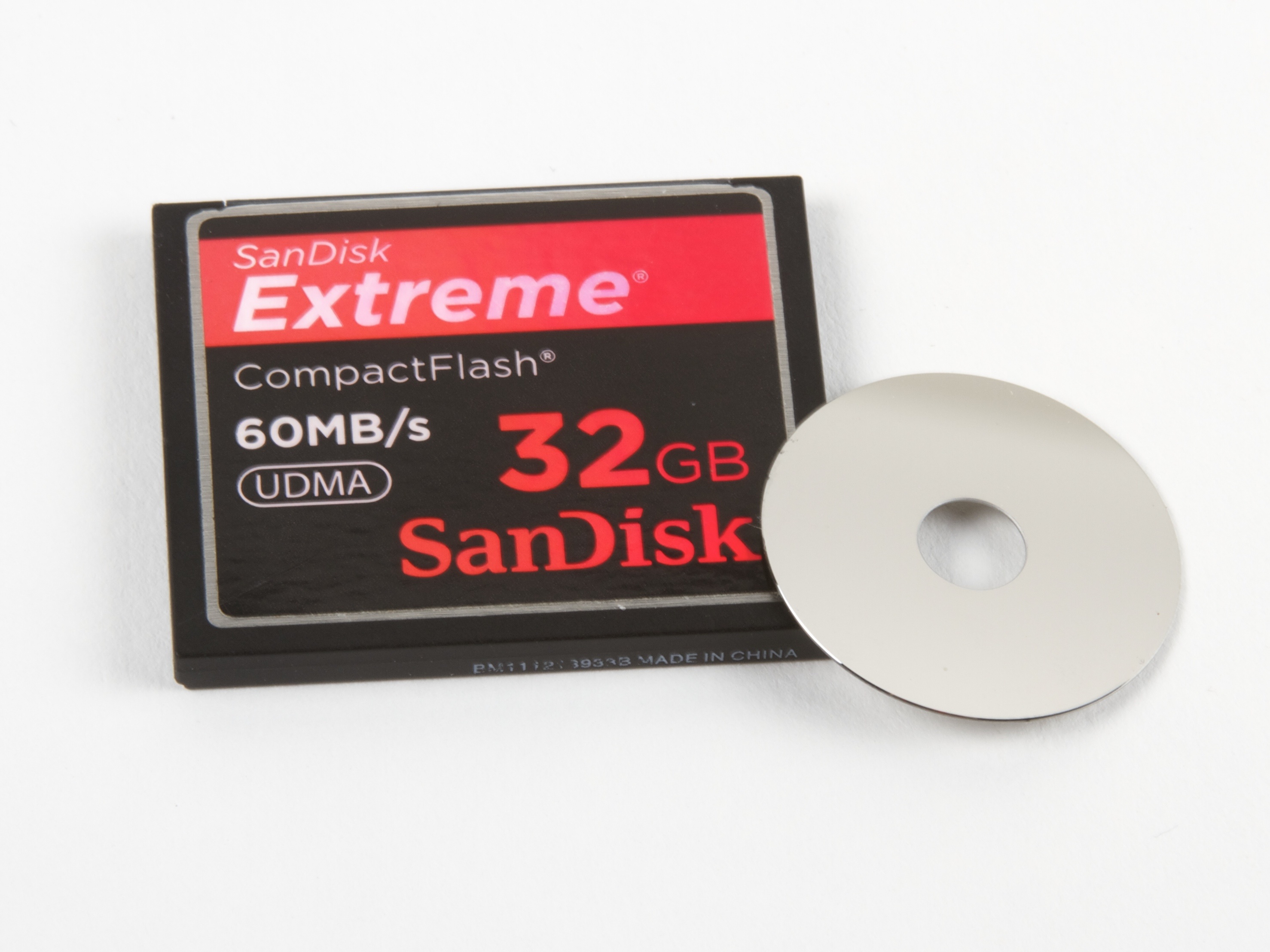 CF card for comparison