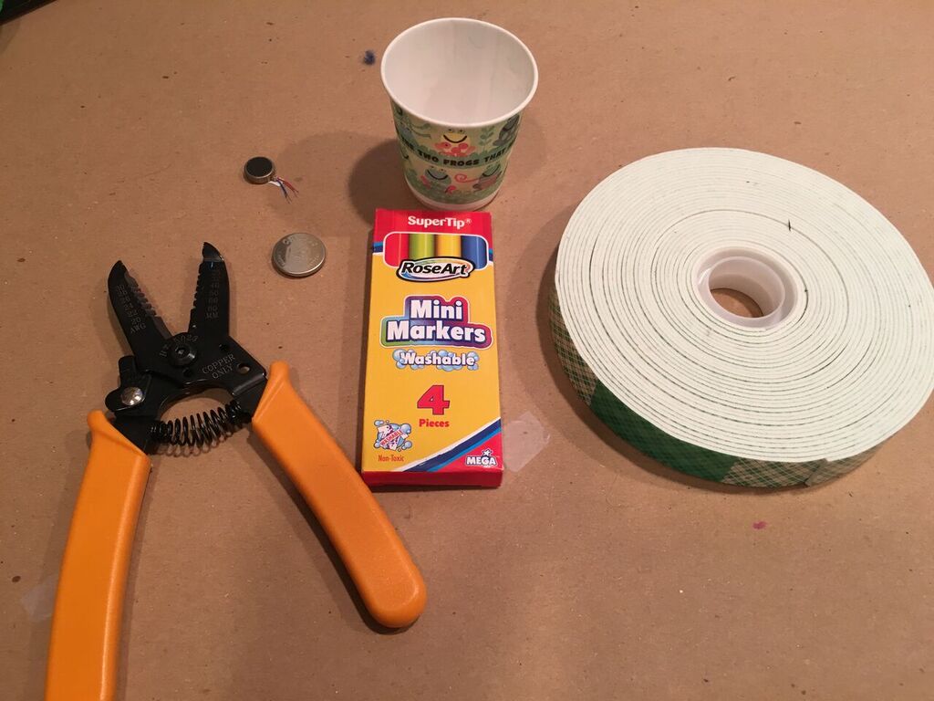 Scribblebot parts (Courtesy of Jessica K.)