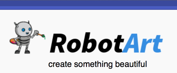 RobotArt logo with subtitle 