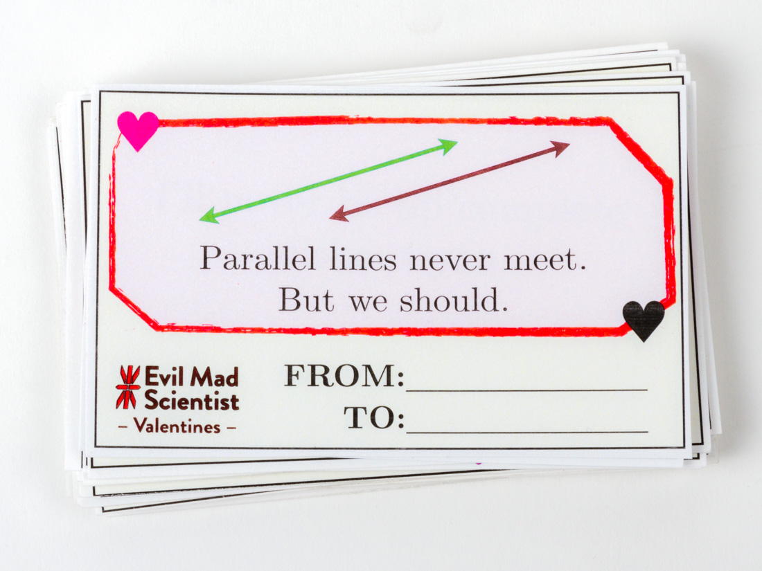 Parallel lines never meet. But we should.